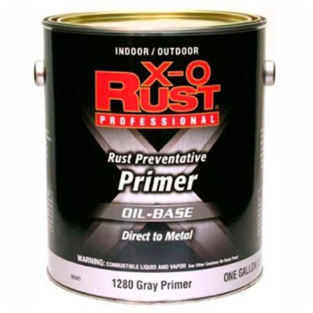 GENERAL PAINT X-O Rust Oil Base Primer, Gray Primer, Gallon - 802421 802421